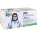 Continental Level 1 Masks - Bacteria, Particulate Protection - Non-woven Fabric, Synthetic - Blue - Breathable, 3-layered, Elastic Loop, Earloop Style Mask, Latex-free, Disposable, Bacterial Filtration Efficiency (BFE), Particle Filtration Efficiency (PFE