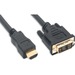 ENET DVI/HDMI Video Cable - 9.84 ft DVI/HDMI Video Cable for Video Device - First End: HDMI Digital Audio/Video - Male - Second End: DVI Digital Video - Male - 28 AWG - Black
