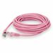 AddOn Cat.6a UTP Patch Network Cable - 25 ft Category 6a Network Cable for Network Device - First End: 1 x RJ-45 Network - Male - Second End: 1 x RJ-45 Network - Male - Patch Cable - 24 AWG - Pink - 1