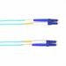 Black Box Colored Fiber OS2 9/125 Singlemode Fiber Optic Patch Cable - OFNR PVC - 3.28 ft Fiber Optic Network Cable for Network Device - First End: 2 x LC Network - Male - Second End: 2 x LC Network - Male - 10 Gbit/s - Patch Cable - OFNR, Riser - 9/125 &