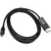 V7 USB-C Male to DisplayPort 1.2 Male 21.6 Gbps 4K UHD - 3.28 ft DisplayPort/USB-C A/V Cable for Audio/Video Device, Desktop Computer, Notebook, Tablet, Mobile Device - First End: 1 x USB Type C - Male - Second End: 1 x DisplayPort Digital Audio/Video - M