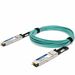 AddOn Fiber Optic Network Cable - 32.81 ft Fiber Optic Network Cable for Network Device, Transceiver - First End: 1 x QSFP+ Network - Second End: 1 x QSFP+ Network - 40 Gbit/s - 1 - TAA Compliant