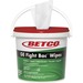 Betco GE Fight Bac Disinfectant Wipes - 5.50" Width x 7" Length - 1 / Each - White