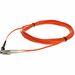 AddOn Fiber Optic Duplex Patch Network Cable - 3.28 ft Fiber Optic Network Cable for Network Device - First End: 2 x LC Network - Male - Second End: 2 x MT-RJ Network - Female - 10 Gbit/s - Patch Cable - OFNR, Riser - Orange - 1.0