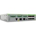 Allied Telesis Gigabit Layer 3 Lite PoE++ Switch - 8 Ports - Manageable - 3 Layer Supported - Modular - 2 SFP Slots - Optical Fiber, Twisted Pair - PoE Ports - Rack-mountable, DIN Rail Mountable