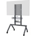 Heckler Design AV Cart for Google Meet Series One Room Kits - 4 Casters - 4" Caster Size - Powder Coated Steel - 44" Width x 30" Depth x 68.3" Height - Black Gray