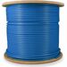 AddOn 1000ft Non-Terminated Blue Cat6A STP Plenum-Rated Copper Patch Cable - 1000 ft Category 6a Network Cable for Network Device - First End: Bare Wire - Second End: Bare Wire - 10 Gbit/s - Patch Cable - Shielding - Plenum - 24 AWG - Blue - 1