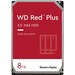 WD-IMSourcing Red Plus WD80EFAX 8 TB Hard Drive - 3.5" Internal - SATA (SATA/600) - Storage System Device Supported - 5400rpm - 180 TB TBW