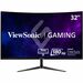 ViewSonic VX3218-PC-MHD 32" OMNI Curved 1080p 1ms 165Hz Gaming Monitor with Adaptive Sync - 32" OMNI Gaming Monitor - Full HD 1920 x 1080 Resolution - 16.7 Million Colors - Adaptive Sync - 300 Nit Typical - 1ms - 165Hz Refresh Rate - HDMI - DisplayPort