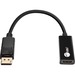 SIIG DisplayPort to HDMI Adapter 4K/30Hz - 1 x 20-pin DisplayPort Digital Audio/Video Male - 1 x 19-pin HDMI Digital Audio/Video Female - 3840 x 2160 Supported - Black