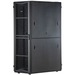 Panduit FlexFusion Cabinet - For Patch Panel, LAN Switch, Server, PDU - 45U Rack Height x 19" Rack Width - Floor Standing - Jet Black - Steel - 2504.45 lb Dynamic/Rolling Weight Capacity - 3507.55 lb Static/Stationary Weight Capacity