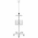 CTA Digital Medical Floor Stand with VESA Plate - 21 lb Load Capacity - 53.9" Height x 18.4" Width x 18.7" Depth - Floor - Metal