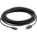 Vaddio USB 3.2 Gen 2x1 Type C to Type A Active Optical Cable Plenum from Vaddio - 49.21 ft USB/USB-C Data Transfer Cable for Video Conferencing Camera - First End: 1 x USB 3.2 (Gen 2) Type C - Male - Second End: 1 x USB 3.2 (Gen 2) Type A - Male - 10 Gbit