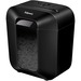Fellowes LX25 Paper Shredder - Cross Cut - 6 Per Pass - for shredding Paper, Paper Clip, Staples, Credit Card - 0.156" x 1.250" Shred Size - P-4 - 7 ft/min - 9" Throat - 3 Minute Run Time - 30 Minute Cool Down Time - 3 gal Wastebin Capacity