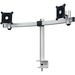 DURABLE Mounting Arm for Monitor - Silver - Adjustable Height - 2 Display(s) Supported - 27" Screen Support - 17.64 lb Load Capacity - 75 x 75, 100 x 100 VESA Standard - 1 Each