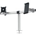 DURABLE Desk Mount for Monitor, Tablet, Curved Screen Display - Silver - Adjustable Height - 1 Display(s) Supported - 38" Screen Support - 17.64 lb Load Capacity - 1 Each