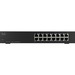 Cisco SF110-16 Ethernet Switch - 16 Ports - Fast Ethernet - 100Base-T - Refurbished - 2 Layer Supported - Twisted Pair - Rack-mountable - Lifetime Limited Warranty