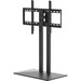Peerless-AV Universal TV Stand with Swivel FOR 55" TO 85" TVs - Up to 85" Screen Support - 115 lb Load Capacity - 37" Height x 25.6" Width x 14.8" Depth - Powder Coated - Steel - Black, Matte Black
