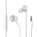 4XEM 3.5mm AKG Earphones with Mic and Volume Control (White) - Mini-phone (3.5mm) - Wired - Earbud - In-ear - White