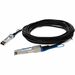 AddOn Twinaxial Network Cable - 13.12 ft Twinaxial Network Cable for Network Device, Transceiver - First End: 1 x SFP28 Network - Male - Second End: 1 x QSFP28 Network - Male - 25 Gbit/s - 26 AWG - Black - 1 - TAA Compliant