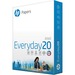 HP Everyday20 Inkjet, Laser Copy & Multipurpose Paper - 92 Brightness - Letter - 8 1/2" x 11" - 20 lb Basis Weight - 75 g/m² Grammage - 10 / Carton - 500 - FSC - Acid-free, ColorLok Technology