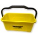 Ettore Super Compact Bucket - 12 quart - Heavy Duty, Sturdy Handle, Compact, Ergonomic Grip - 7.3" x 17.5" - Yellow - 1 / Each
