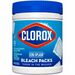 Clorox Zero Splash Bleach Packs - 12 / Canister - 1 Each - White