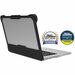MAXCases Extreme Shell-L For HP G7/G6 Chromebook Clamshell 14" (Black-Clear PC) - For HP Chromebook - Textured Grip - Black/Clear - Impact Absorbing, Impact Resistant, Scratch Resistant, Drop Resistant, Slip Resistant, Damage Resistant, Shock Absorbing - 