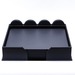 Dacasso Leatherette Conference Room Set - Rectangle - 17" Width - Leatherette, Velveteen - Navy Blue