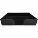 Dacasso Classic Leather Conference Pad Holder - 17" x 14" x - Leather, Felt, Fabric - 1 / Each - Black