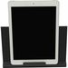 Dacasso Classic Leather Tablet Stand - Velveteen, Top Grain Leather, Felt, Leather - Black