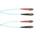 Black Box Colored Fiber OS2 9/125 Singlemode Fiber Optic Patch Cable - OFNP Plenum - 3.28 ft Fiber Optic Network Cable for Network Device - First End: 2 x LC Network - Male - Second End: 2 x LC Network - Male - 10 Gbit/s - Patch Cable - OFNP, Plenum - 9/1