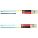 Black Box Colored Fiber OM2 50/125 Multimode Fiber Optic Patch Cable - LSZH - 52.49 ft Fiber Optic Network Cable for Network Device - First End: 2 x LC Network - Male - Second End: 2 x LC Network - Male - 1 Gbit/s - Patch Cable - LSZH, LSOH - 50/125 &micr