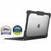 MAXCases Extreme Shell-L MacBook Case - For Apple MacBook Air - Textured Grip - Black/Clear - Impact Absorbing, Impact Resistant, Scratch Resistant, Damage Resistant, Drop Resistant, Slip Resistant - Polycarbonate, Thermoplastic Polyurethane (TPU) - 13" M