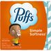 Puffs Everyday Facial Tissue - 2 Ply - 8.40" x 8.20" - White - Soft, Comfortable, Allergen-free, Durable, Strong, Lotion-free, Fragrance-free - For Face, Skin, Skin, Office, Room - 64 Per Box - 1 / Box