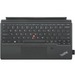 Lenovo ThinkPad X12 Detachable Gen 1 Folio Keyboard US English - Cable Connectivity - Pogo Pin Interface - 83 Key - English (US) - Tablet - Trackpoint - Windows - Membrane/Rubber Dome Keyswitch - Black