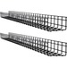 Tripp Lite Wire Mesh Cable Tray - 150 x 100 x 1500 mm (6 in. x 4 in. x 5 ft.) 2-Pack - Cable Tray - Black - 2 Pack - Steel