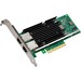 Intel-IMSourcing Ethernet Converged Network Adapter X540-T2 - PCI Express x8 - 2 Port(s) - 2 x Network (RJ-45) - Twisted Pair - Low-profile, Full-height - Bulk - 10GBase-T - Plug-in Card