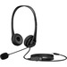 HP Stereo 3.5mm Headset G2 - Stereo - Mini-phone (3.5mm) - Wired - 64 Ohm - 20 Hz - 20 kHz - Over-the-head - Binaural - Ear-cup - 5.90 ft Cable - Uni-directional Microphone - Noise Canceling