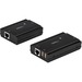 StarTech.com USB Extender - 2 x Network (RJ-45) - 4 x USB - 328.08 ft Extended Range - Aluminum - Black
