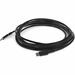 10ft (3m) USB-C Male to USB-C Male USB 2.0 Sync and Charge Black Cable - 9.84 ft USB-C Data Transfer Cable for MacBook, Notebook, PC, USB Device, Smartphone, Tablet, Hard Drive - First End: 1 x USB 2.0 Type C - Male - Second End: 1 x USB 2.0 Type C - Male