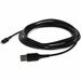 3ft (1m) USB-A 2.0 Male to Lightning Male Sync and Charge Black Cable - 3.28 ft Lightning/USB Data Transfer Cable - First End: USB 2.0 Type A - Male - Second End: Lightning - Male - Black - 1