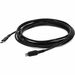 10ft (3m) USB-C 3.1 Male to Lightning Male Sync and Charge Black Cable - 9.84 ft Lightning/USB-C Data Transfer Cable - First End: 1 x USB 3.1 Type C - Male - Second End: 1 x Lightning - Male - Black - 1