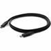 3ft (1m) USB-C 3.1 Male to Male Thunderbolt-compatible Sync and Charge Black Cable - 3.94 ft Thunderbolt Data Transfer Cable for MacBook, Notebook, PC, Smartphone, Tablet, External Hard Drive - First End: 1 x USB 3.1 Type C Thunderbolt - Male - Second End