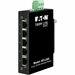 Tripp Lite Ethernet Switch Unmanaged 5Port Industrial DIN Mount 10/100 Mbps - 5 Ports - Fast Ethernet - 10/100Base-T - TAA Compliant - 2 Layer Supported - 3 W Power Consumption - Twisted Pair - DIN Rail Mountable, Wall Mountable - 3 Year Limited Warranty