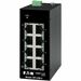 Tripp Lite Ethernet Switch Unmanaged 8Port Industrial DIN Mount 10/100 Mbps - 8 Ports - Fast Ethernet - 10/100Base-T - TAA Compliant - 2 Layer Supported - 3 W Power Consumption - Twisted Pair - DIN Rail Mountable - 3 Year Limited Warranty