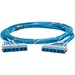 Panduit QuickNet Copper Cabling System - 44 ft Category 6 Network Cable for Network Device, Patch Panel - First End: 1 x RJ-45 Cassette Network - Female - Second End: 1 x RJ-45 Cassette Network - Female - 10 Gbit/s - Trunk Cable - Plenum - Blue