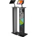 CTA Digital Floor Stand Workstation with Inductive Charging Case - Up to 10.5" Screen Support - Steel, Aluminum