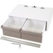 Ergotron CareFit Pro Double Tall Drawer - 2 lb Weight Capacity - White, Warm Gray