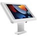 Bosstab Elite Evo Desk Mount for Tablet, POS Kiosk, iPad (7th Generation), iPad (8th Generation) - White - 10.2" Screen Support - Rugged